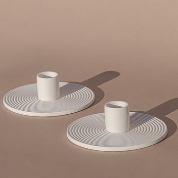 Modern Ceramic Taper Holder